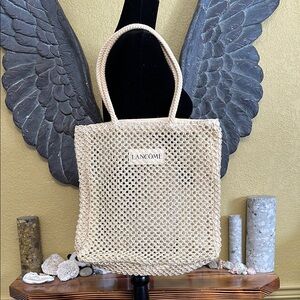 Lancome Woven Tote Bag